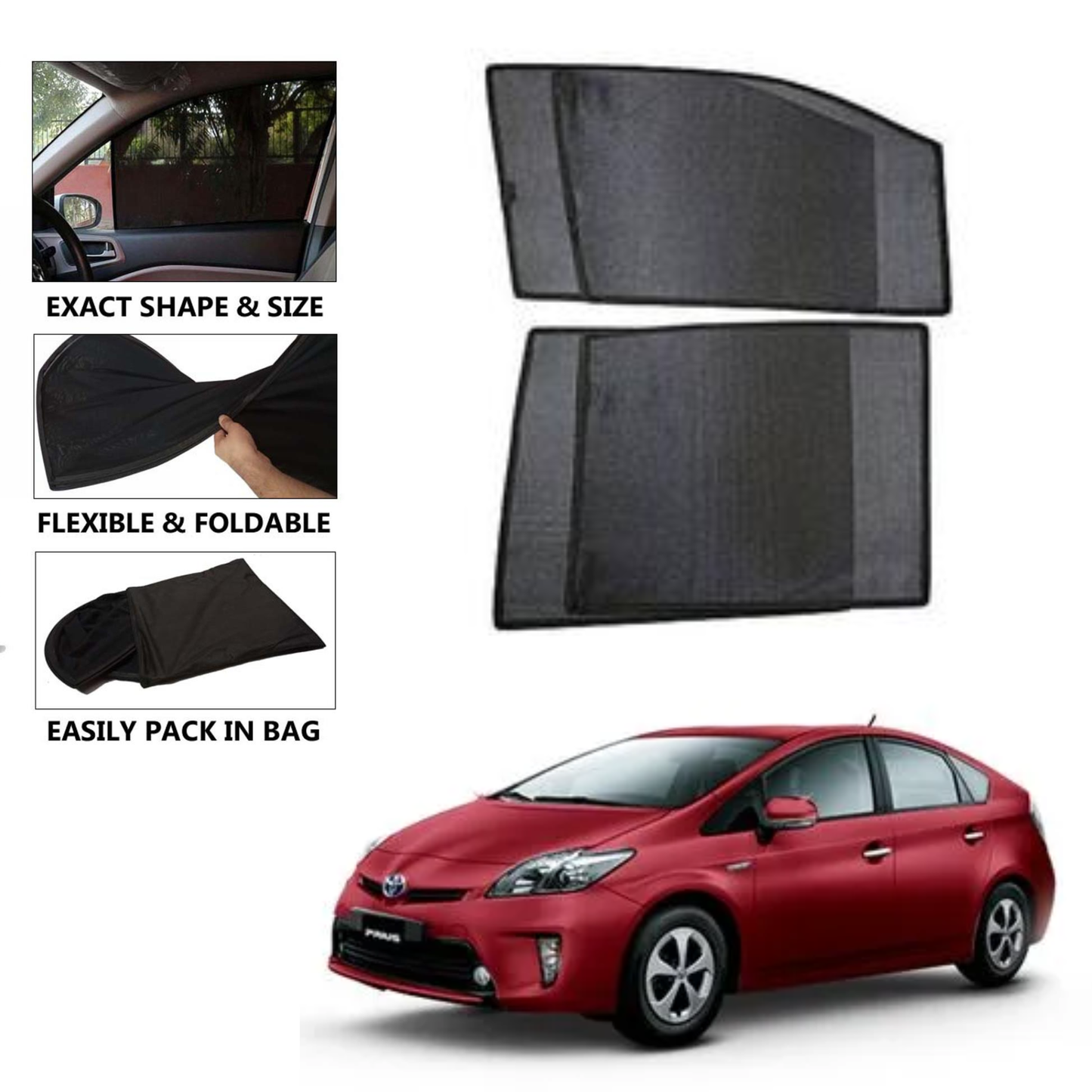 Toyota Prius (2009-2014) Model Car Shades