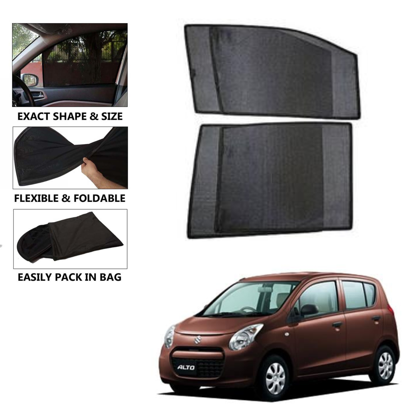Suzuki Alto (2011-2015) Model Car Shades