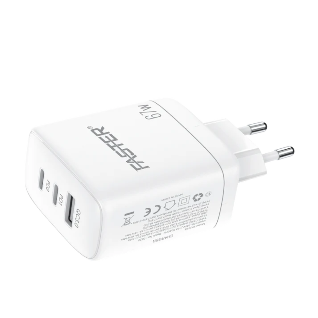 FASTER PD-67W Fast Charger – Type-C