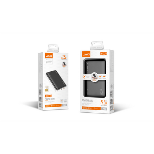 LDNIO 10000mAh 22.5W Fastcharging Power Bank PQ25