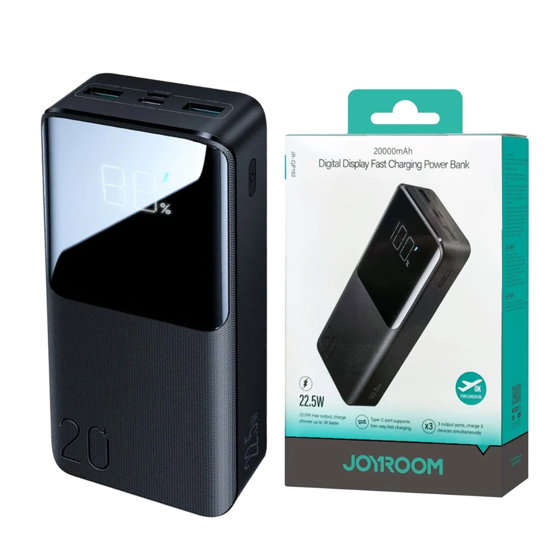 Joyroom Original 22.5W 20000mAh Power Bank with Digital Display QP192