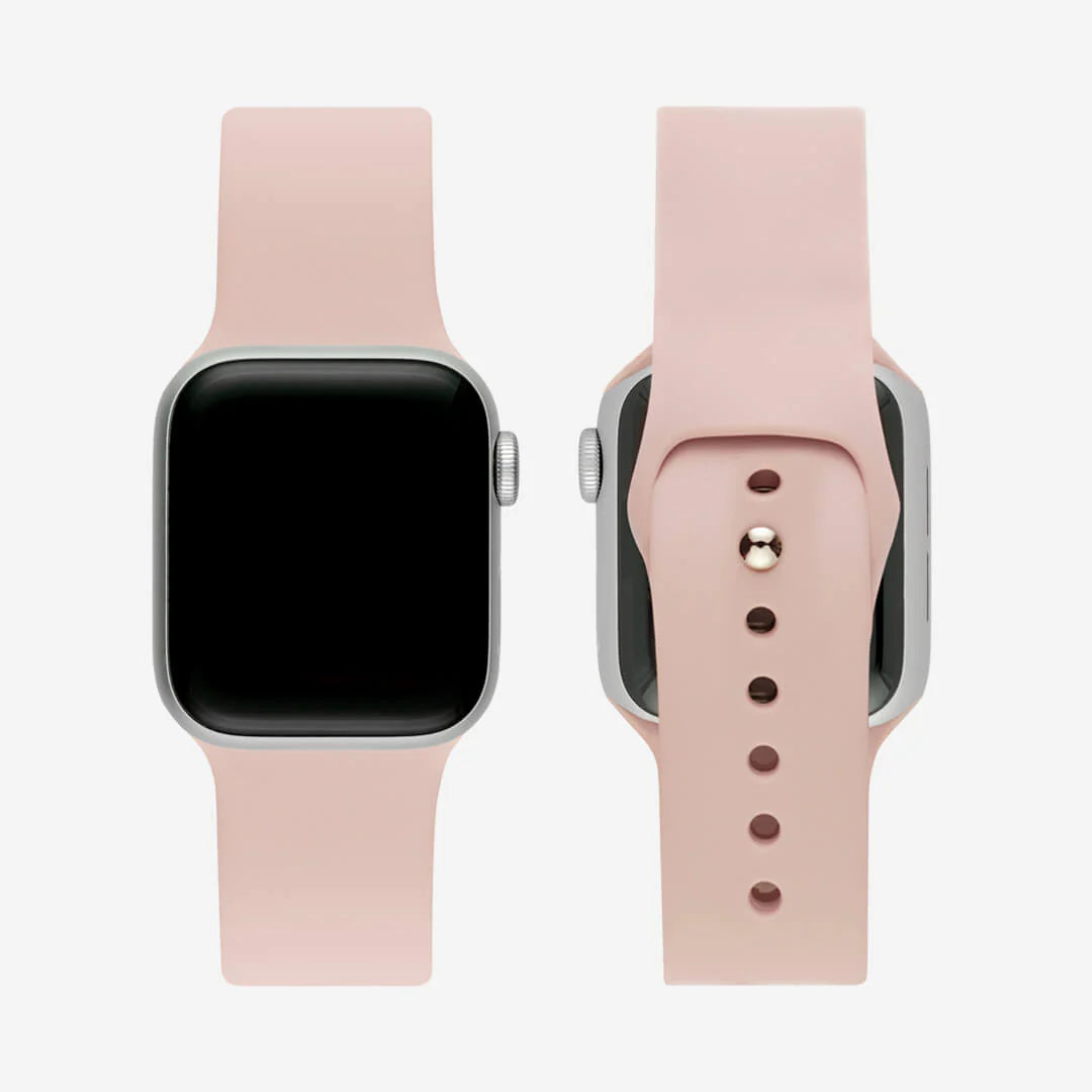 Baby Pink Silicone Strap – Apple Watch (All Sizes)