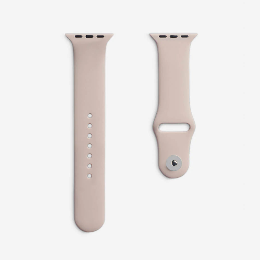 Baby Pink Silicone Strap – Apple Watch (All Sizes)