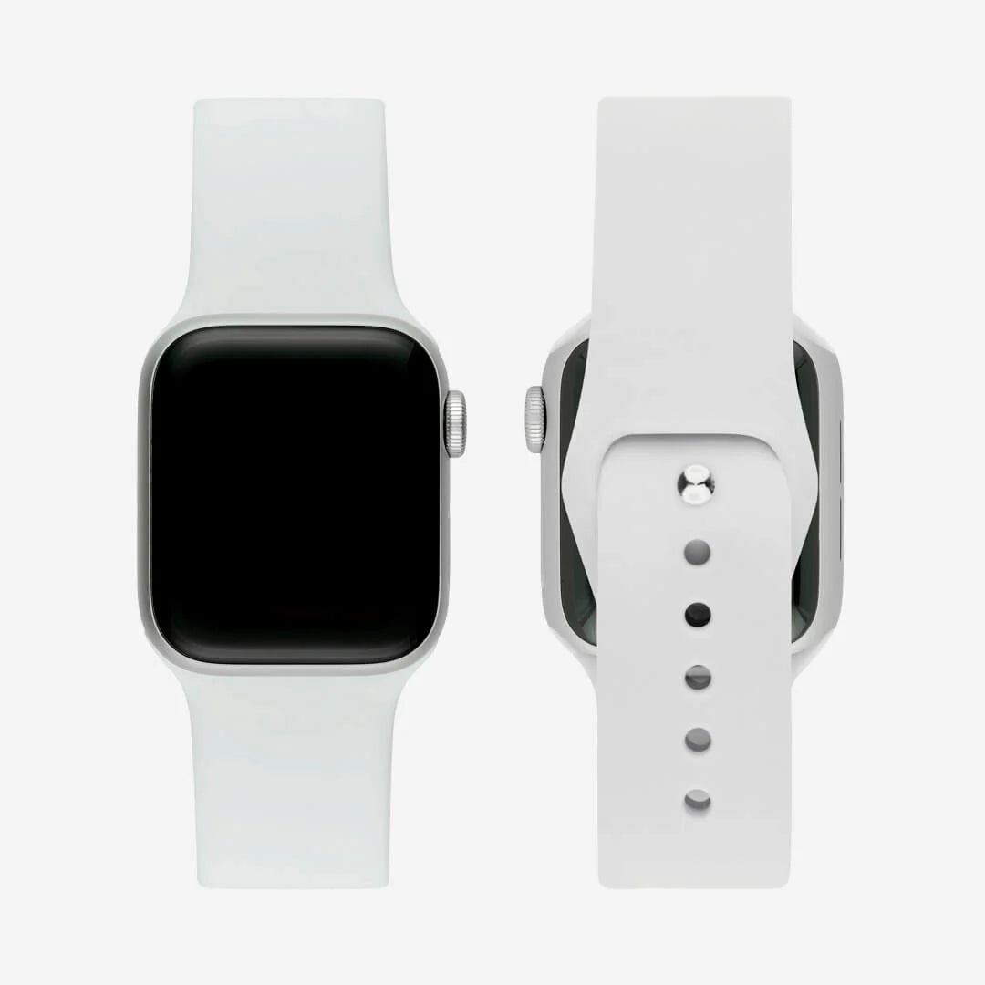 Super White Silicone Strap – Apple Watch (All Sizes)