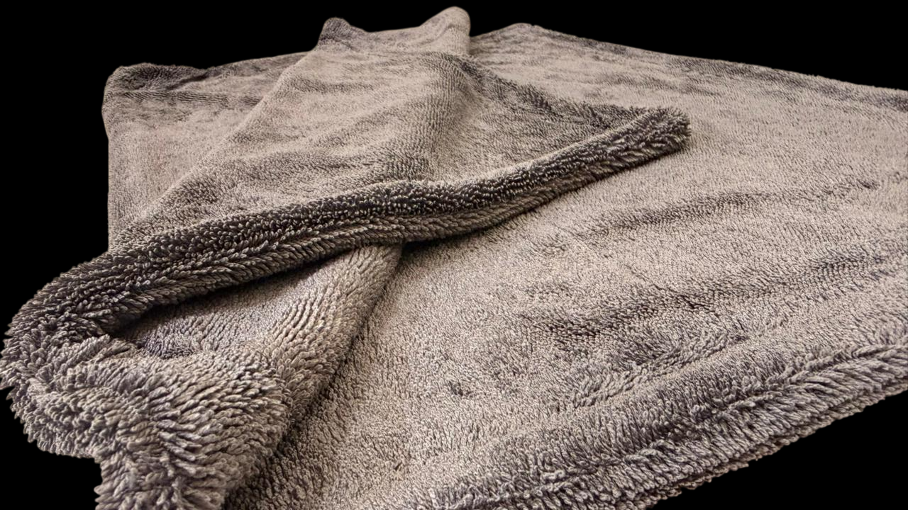 Ultra Absorbing Twisted-Loop Drying Towel – Double Sided Microfiber Cloth (60 x 90) cm