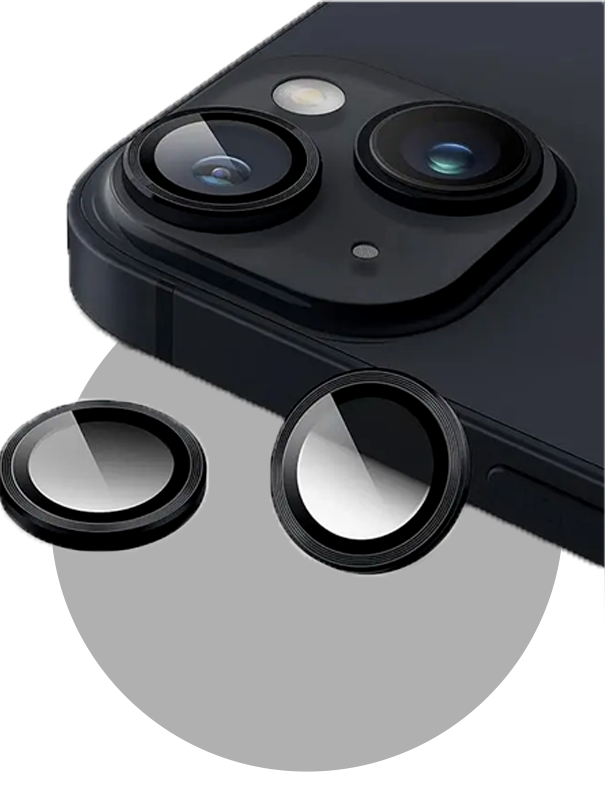 Premium Camera Lens Rings – Black (Metal Finish)