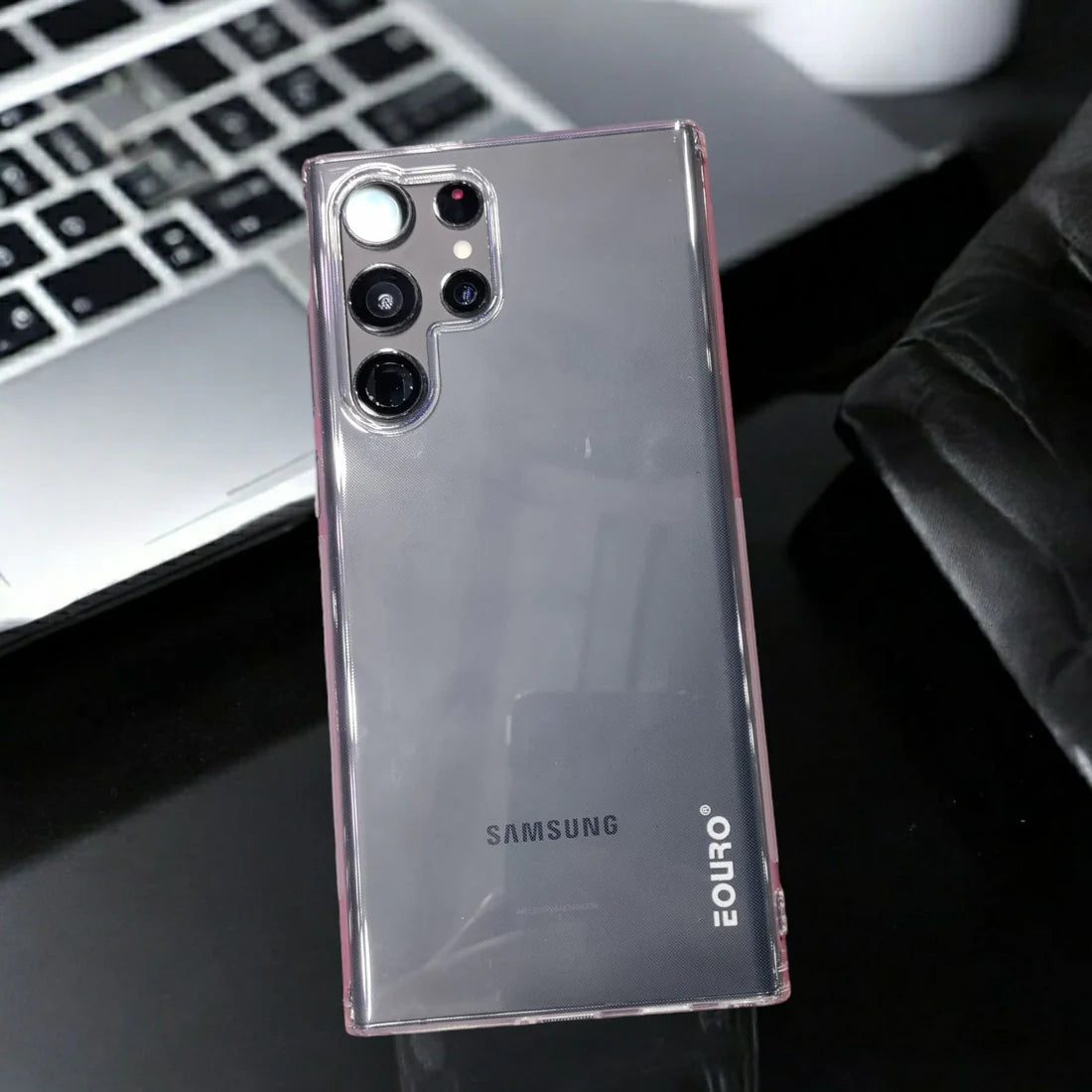 Eouro Transparent Soft Jelly Back Cover for Samsung