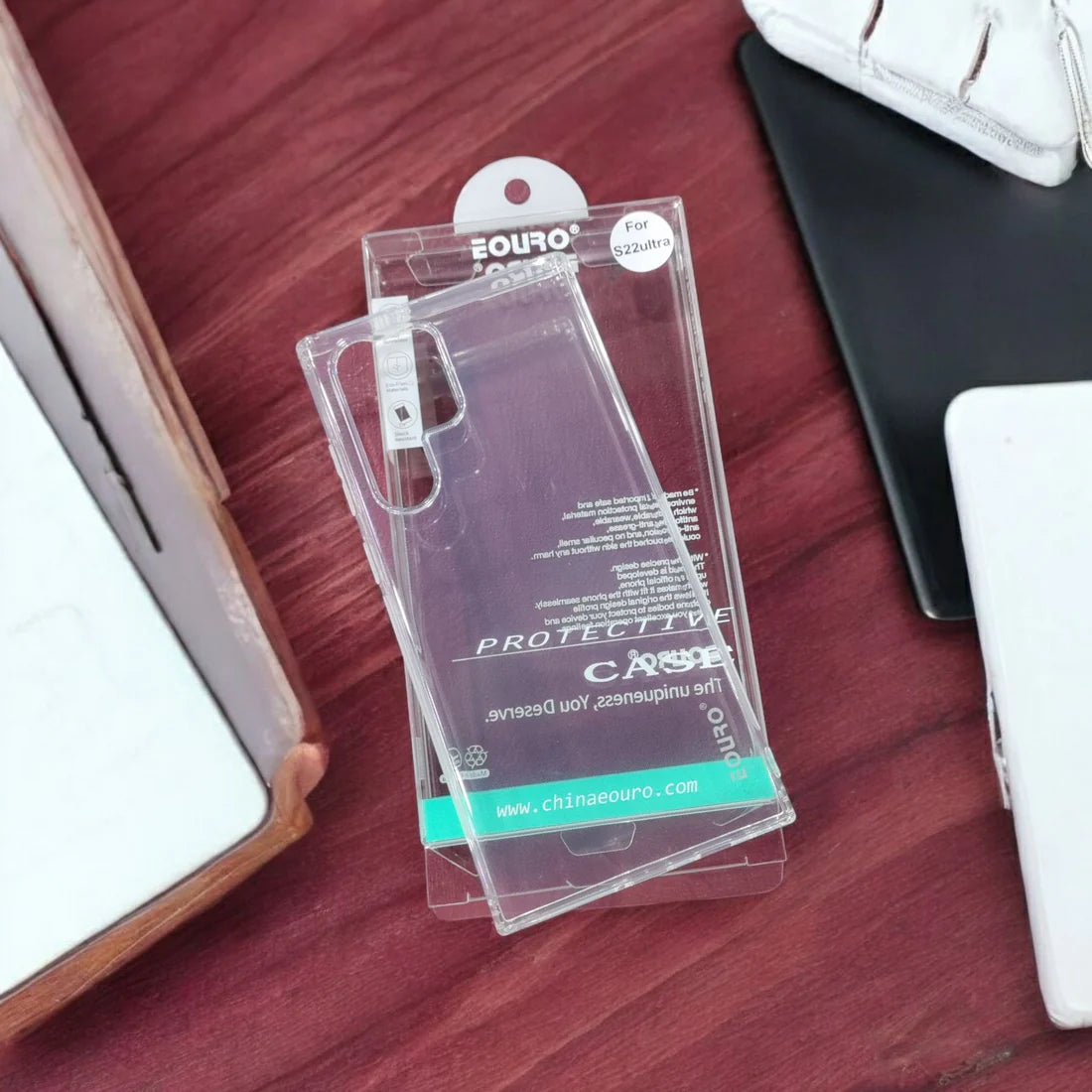 Eouro Transparent Soft Jelly Back Cover for Samsung