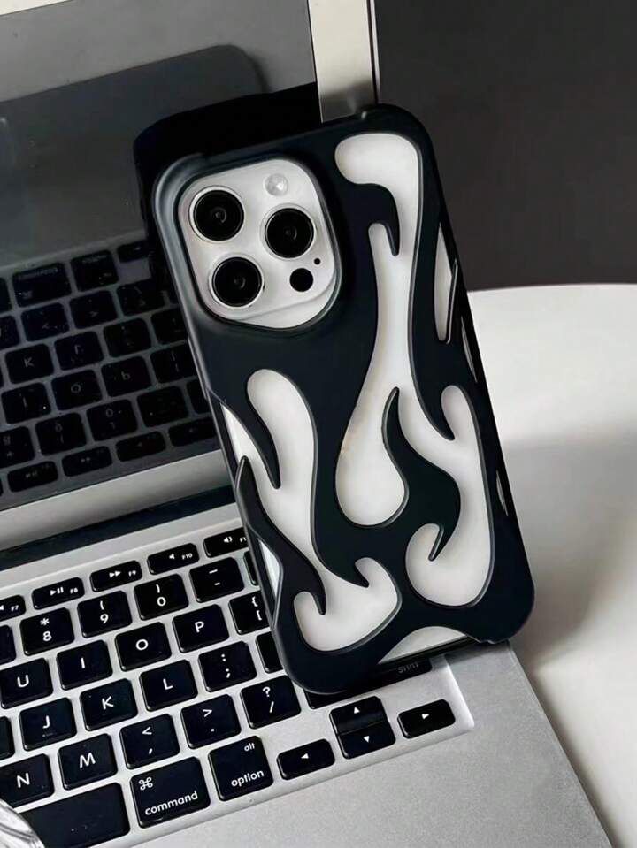 Luxury 3D Flame Case for iPhone – Unique Fire Design with Shock Protection