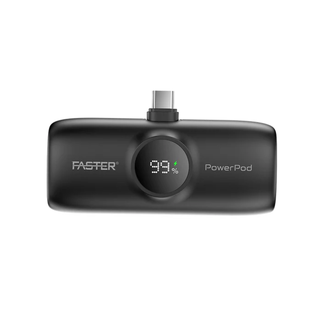 FASTER PF 20W Power Pod – Compact Fast Charging Adapter (USB-C)