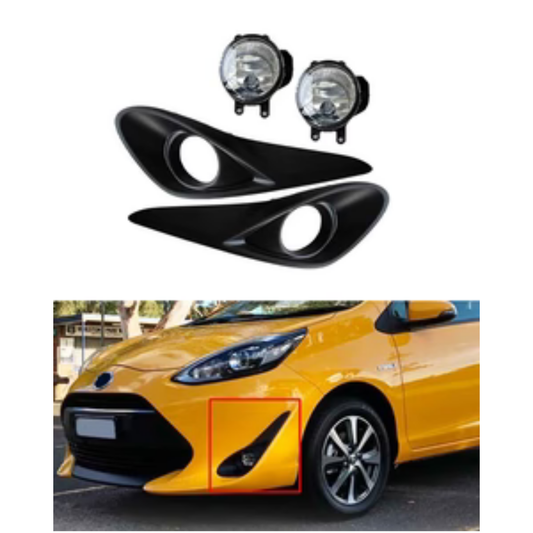 DLAA Fog Lamps for Toyota Aqua Model 2018–2020