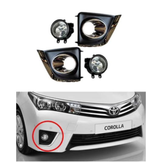 DLAA Fog Lamps for Toyota Corolla 2014–2016