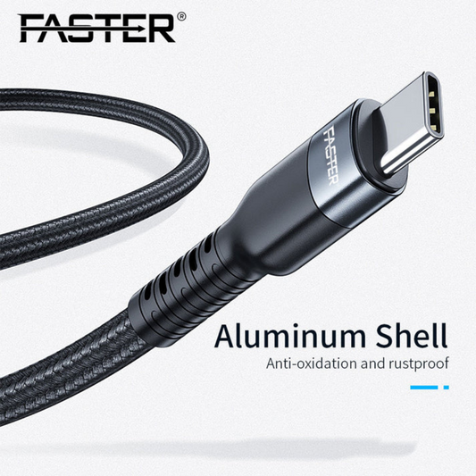 FASTER FC-100W Type-C to Type-C Cable