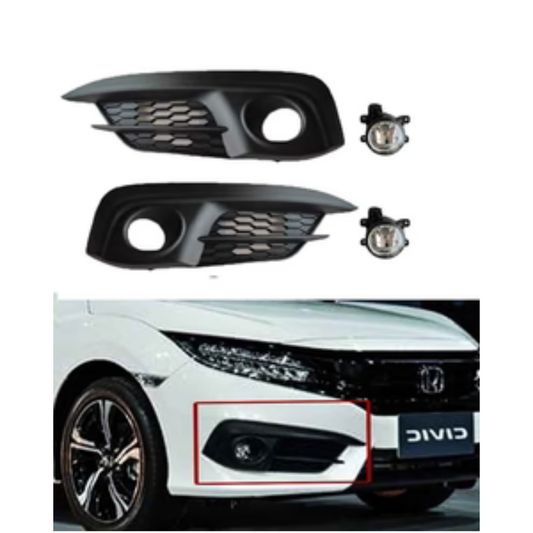 DLAA Fog Lamps for Honda Civic 2016–2021