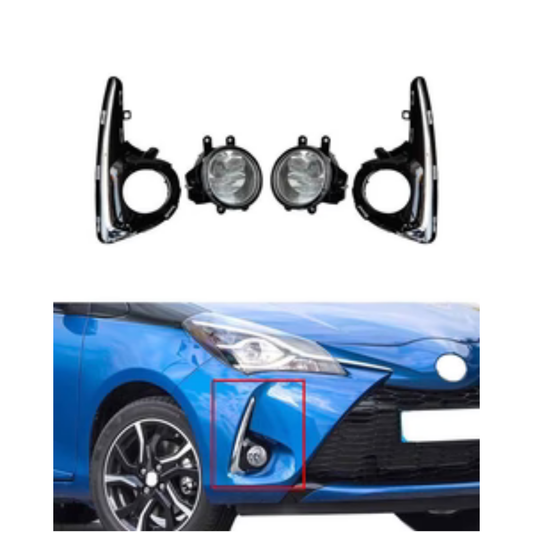 DLAA Fog Lamps for Toyota Vitz 2017–2021