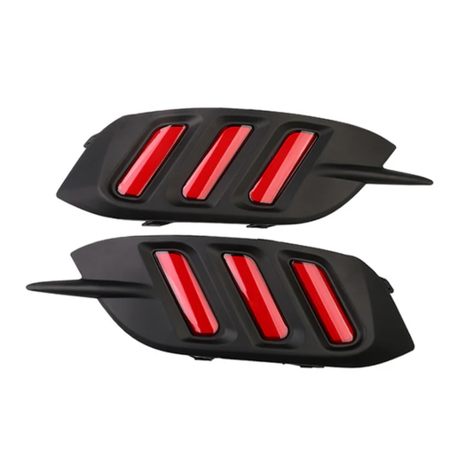 Honda Civic 2016–2021 Mustang Style Rear Bumper Running Brake LED Lights