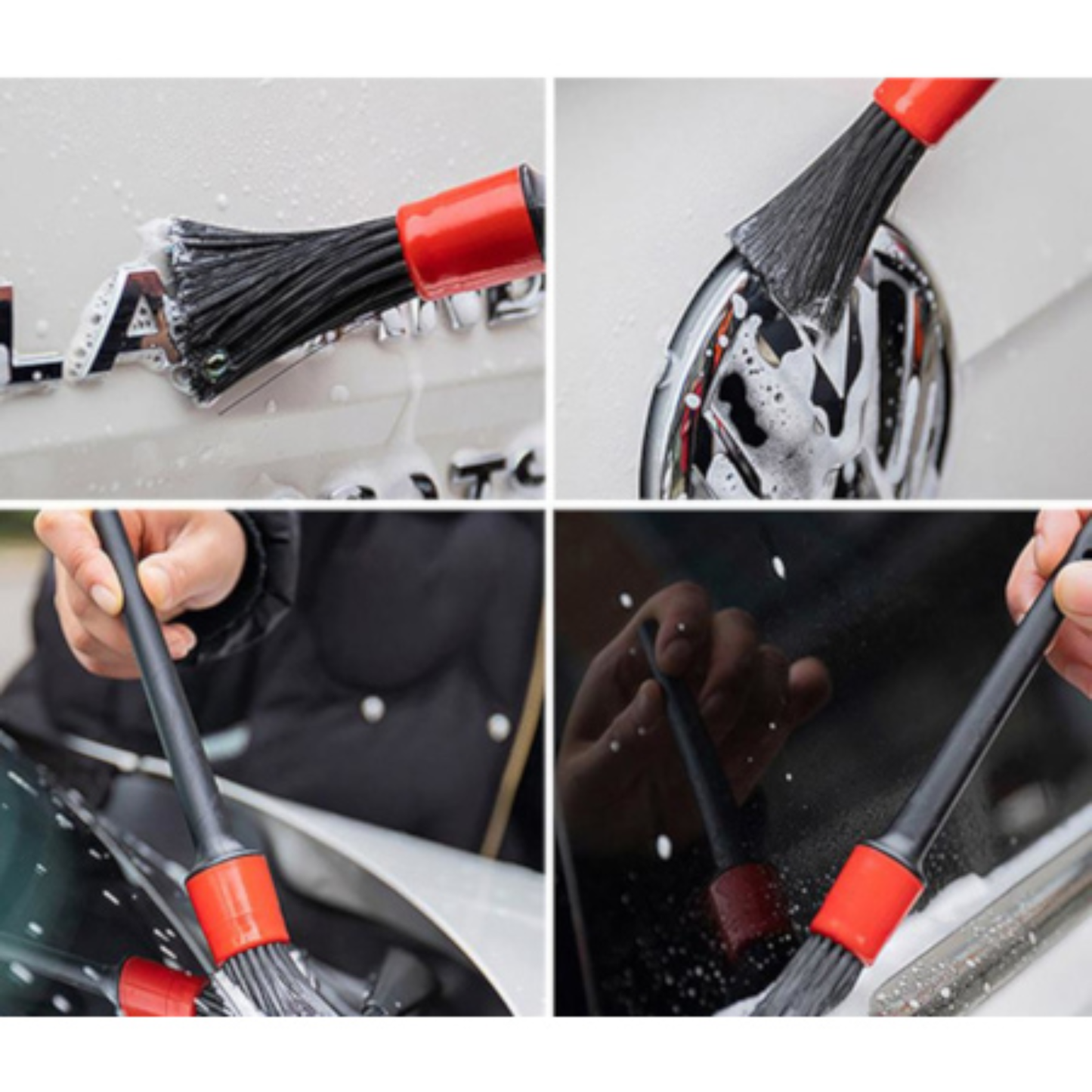 Car Detailing Brush Set – 5 Pieces Car Cleaning Brushes