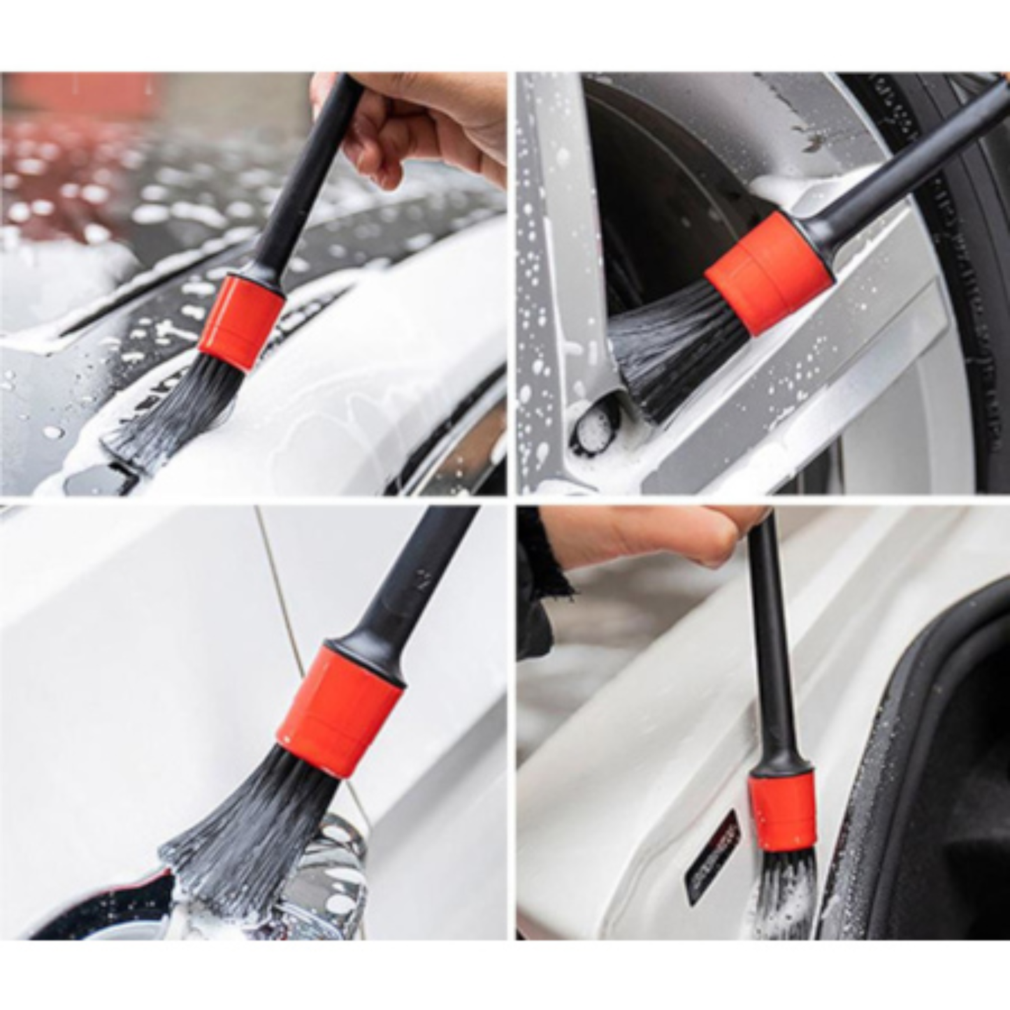 Car Detailing Brush Set – 5 Pieces Car Cleaning Brushes