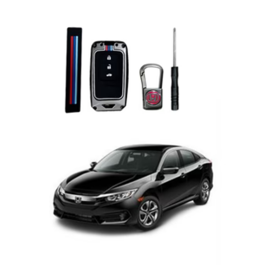 Honda Civic 2016–2021 Key Cover with Metal Shell