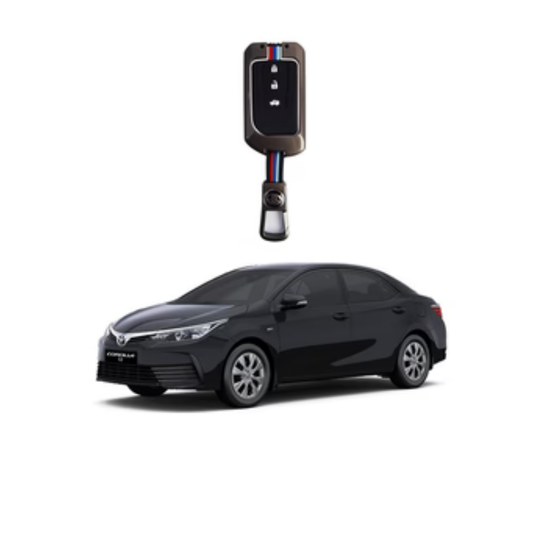 Toyota Corolla 2018–2024 Key Cover with Metal Shell
