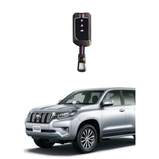 Toyota Prado 2018–2024 Key Cover with Metal Shell