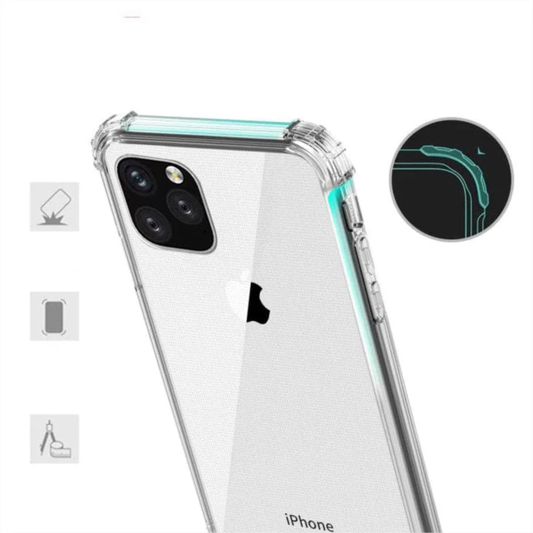 Anti-Crash Shock Proof Transparent Case for Smartphones