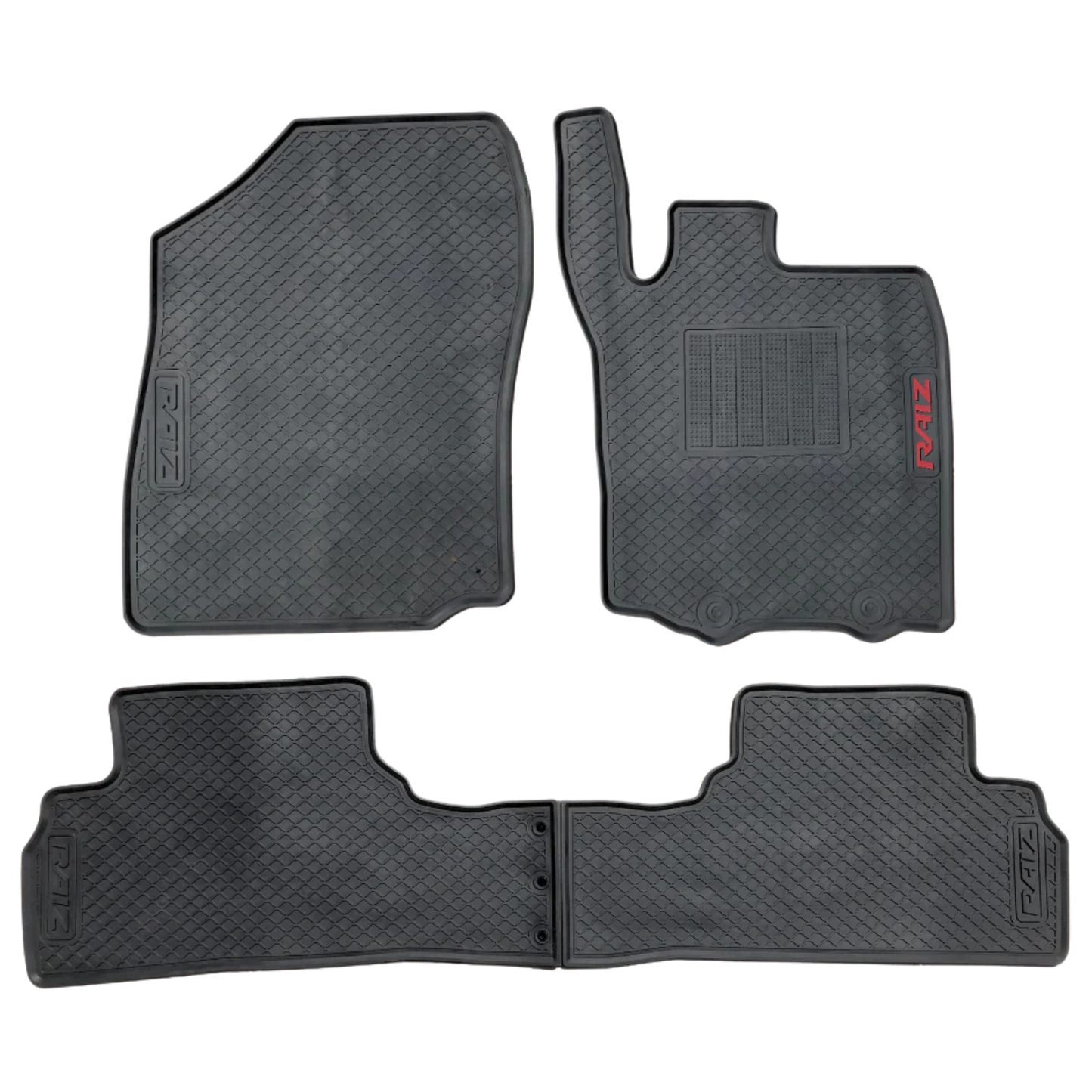 Toyota Raize Latex Imported Rubber Floor Mats Black