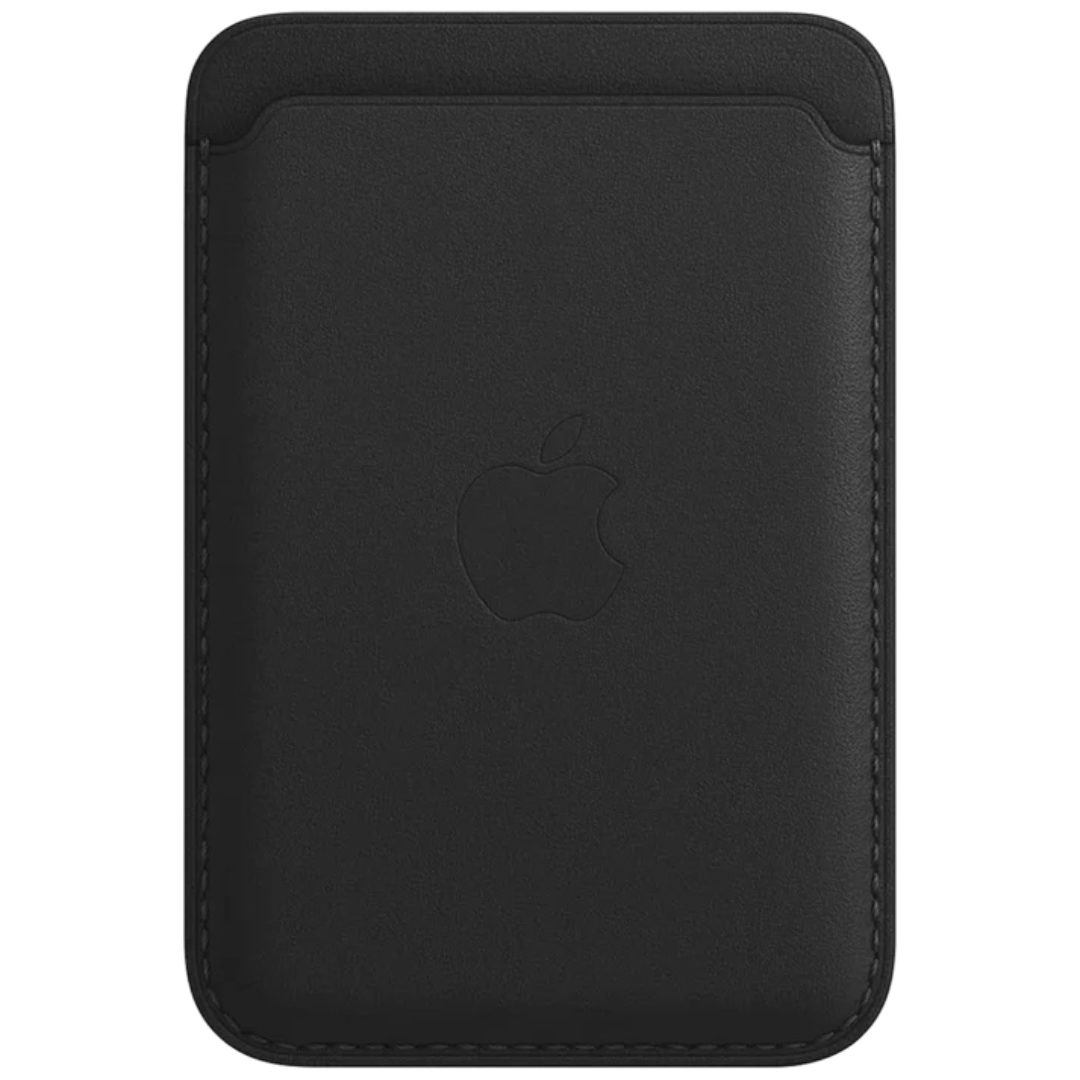 Apple MagSafe Wallet – Black | Genuine Leather Card Holder