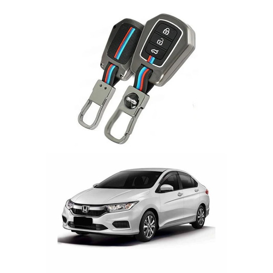 Honda City 1.2 Metal Key Cover – 3 Button – Model 2022