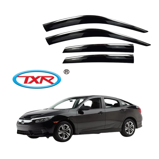 Honda Civic TXR Air Press / Sunvisor with Chrome – Model 2017–2021