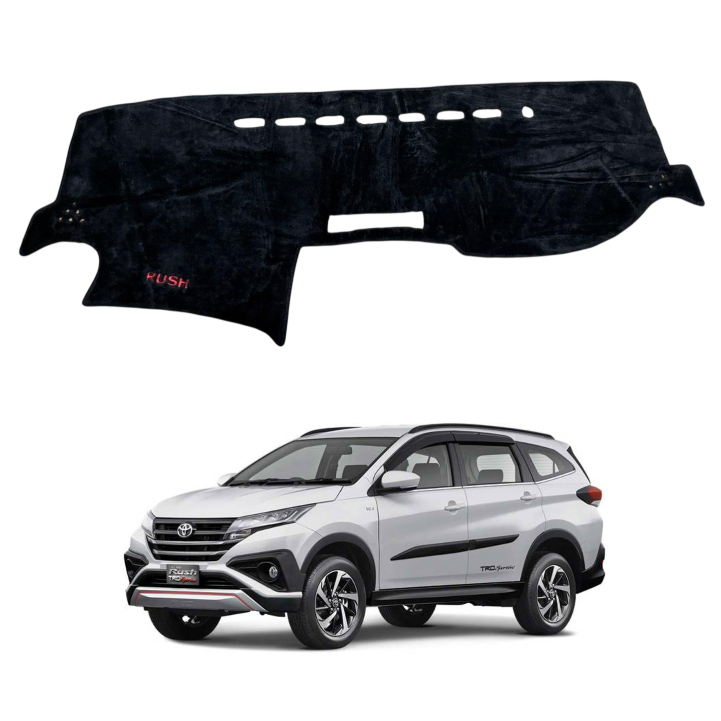 Toyota Rush Velvet Dashboard Mat