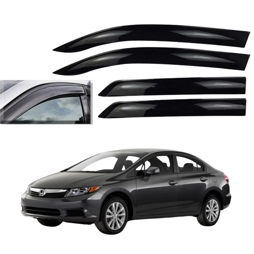 Honda Civic Air Press / Sunvisor Without Chrome – Model 2012–2016