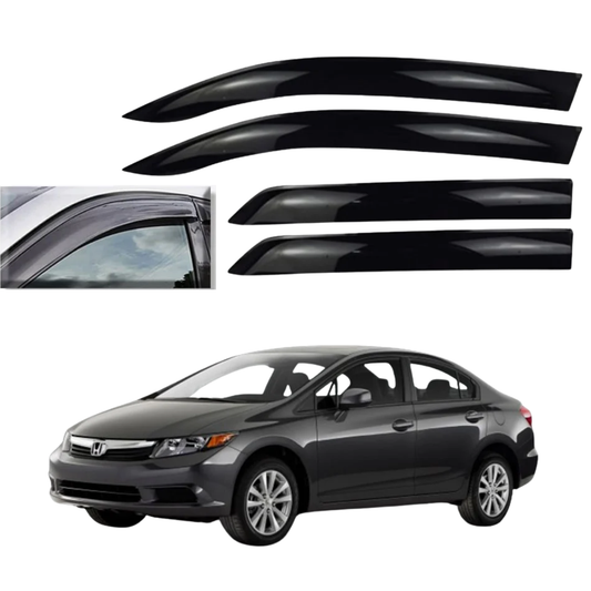 Honda Civic Air Press / Sunvisor Without Chrome – Model 2012–2016