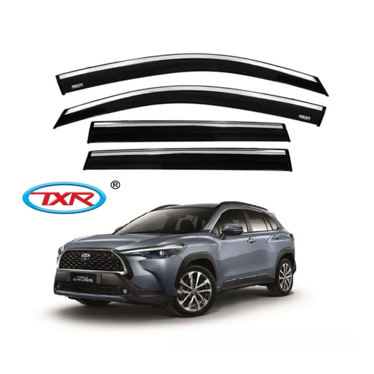 Toyota Corolla Cross Air Press / Sunvisor TXR With Chrome (6 Pcs) – Model 2017-2021
