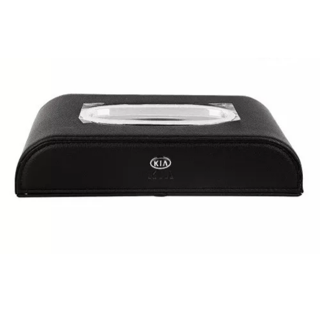 High Quality Car Leather Tissue Box with Logo – PU Leather