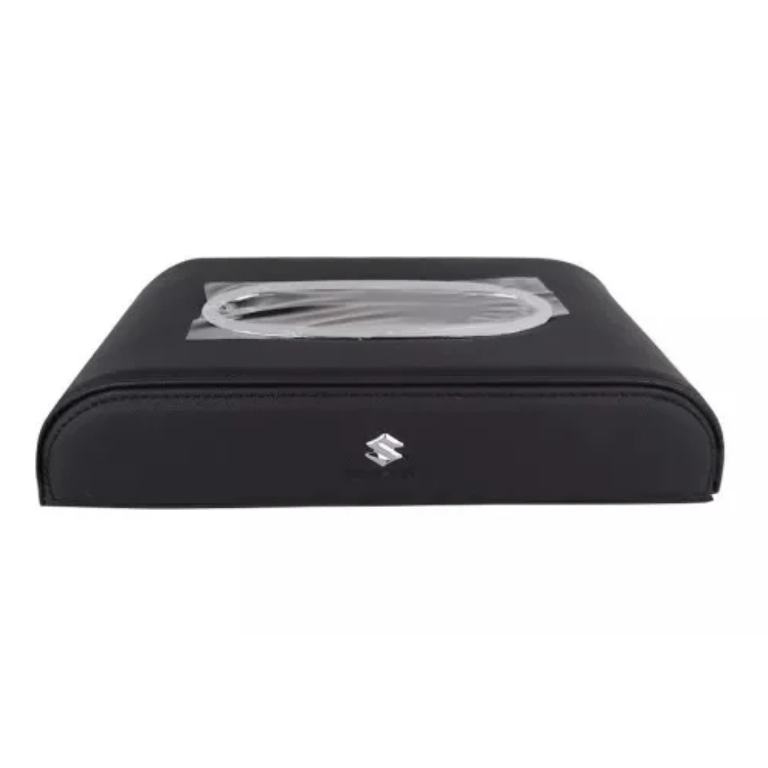 High Quality Car Leather Tissue Box with Logo – PU Leather