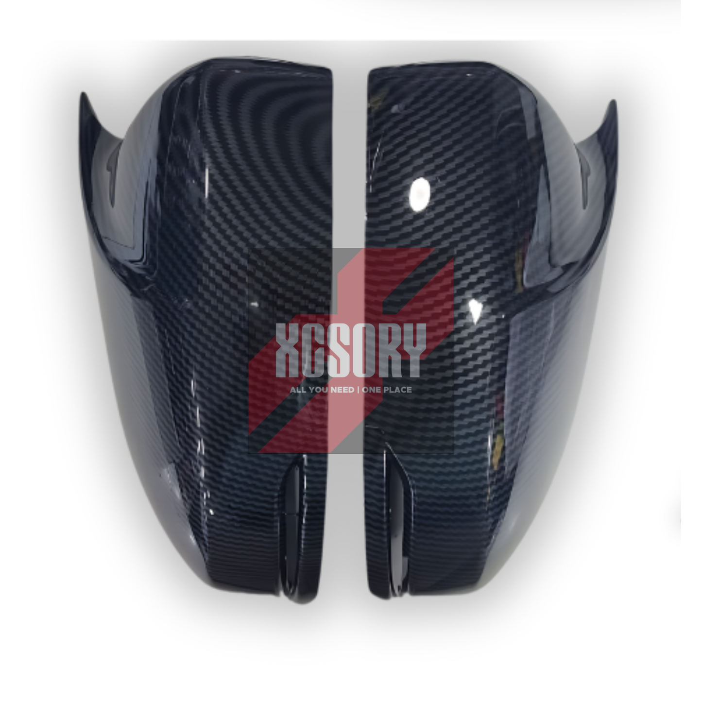 Batman Style Carbon Fiber Side Mirror Covers
