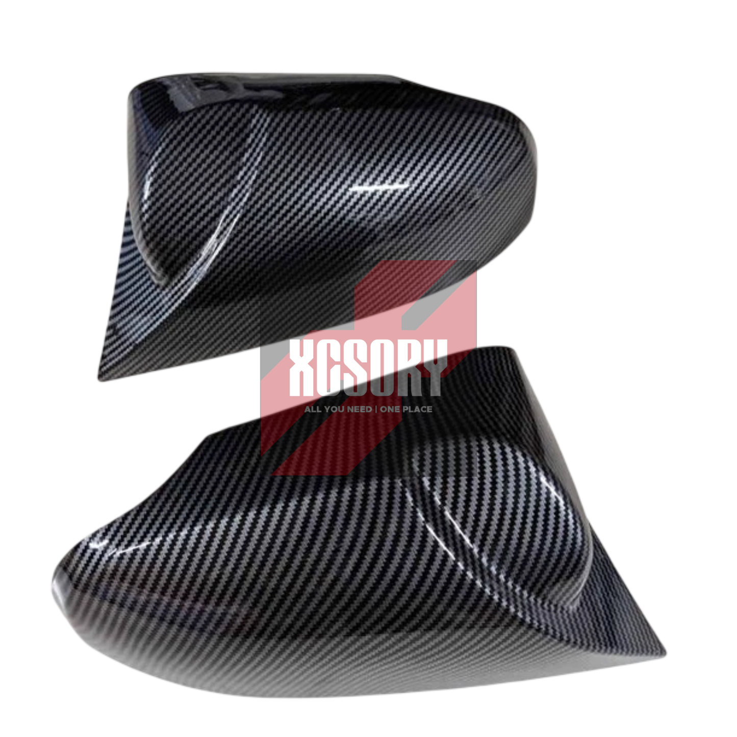 Batman Style Carbon Fiber Side Mirror Covers