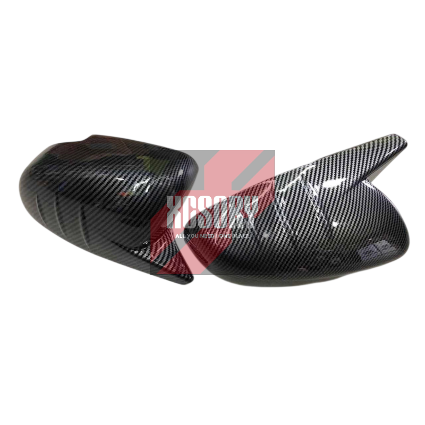 Batman Style Carbon Fiber Side Mirror Covers