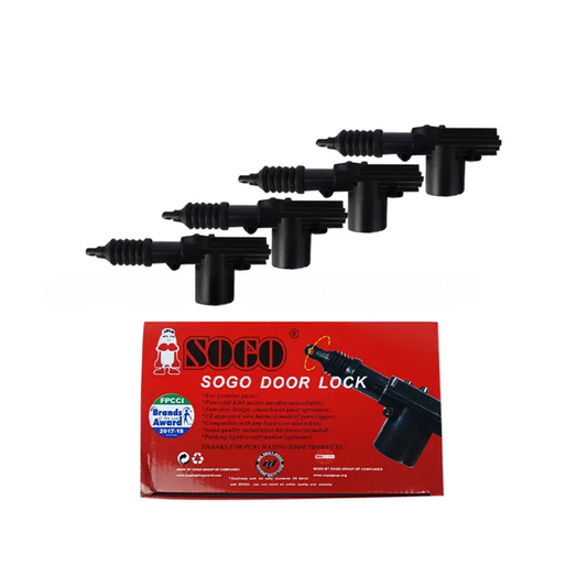 SOGO Central Locking Guns – Universal Car Door Actuators (Set of 4)