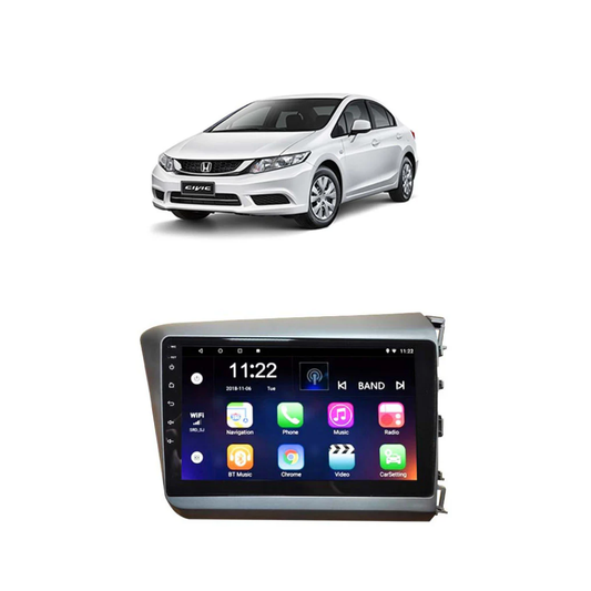 Honda Civic 2012-2015 Android Touch Screen Multimedia Android Player – GPS | Wi-Fi | Navigation | Mirror Link)