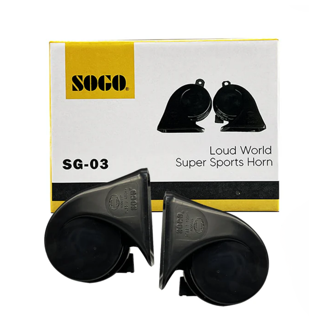 SOGO SG-03 Loud Car Horn – 12V Dual Tone Snail Horn