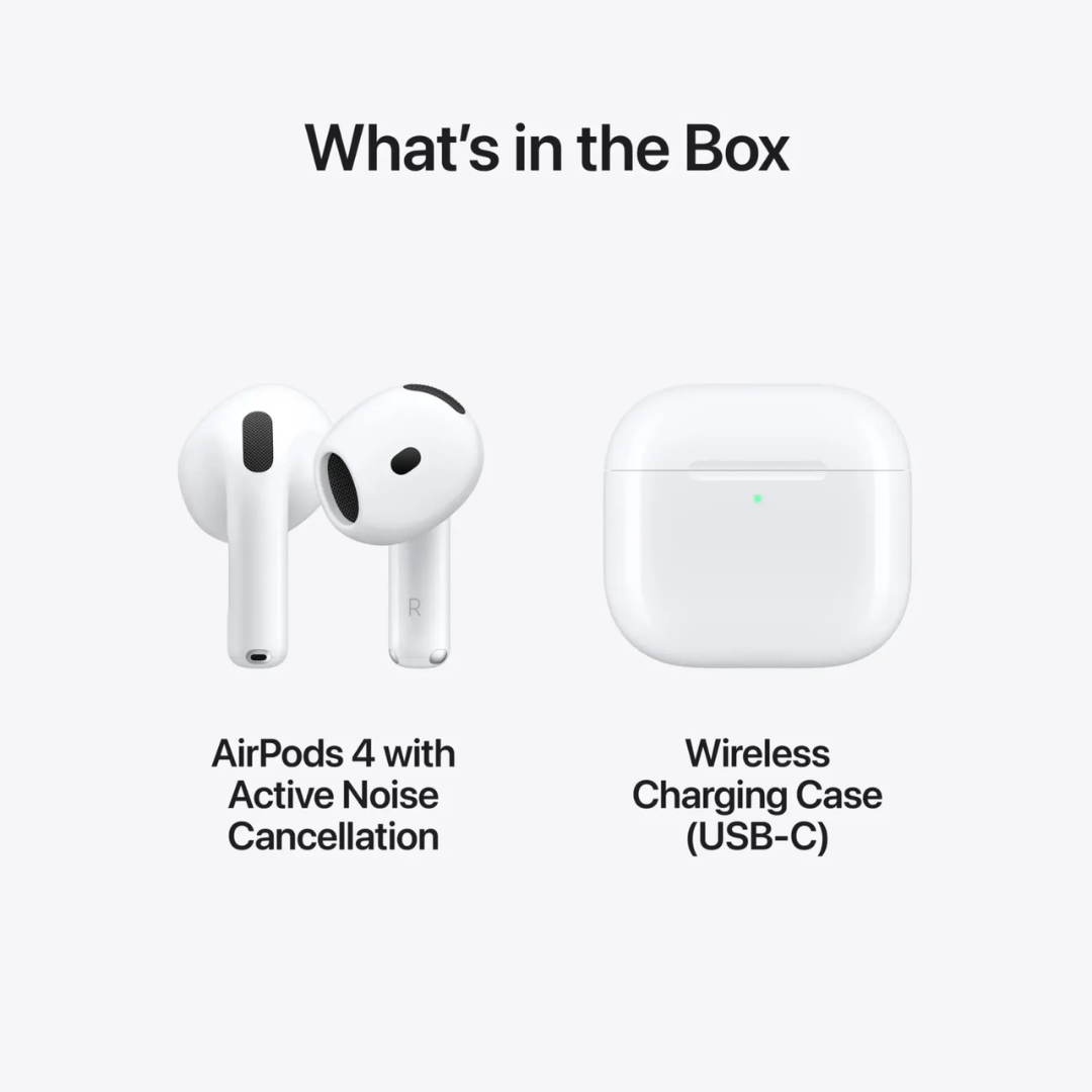 Apple AirPods 4 with Active Noise Cancellation (ANC)