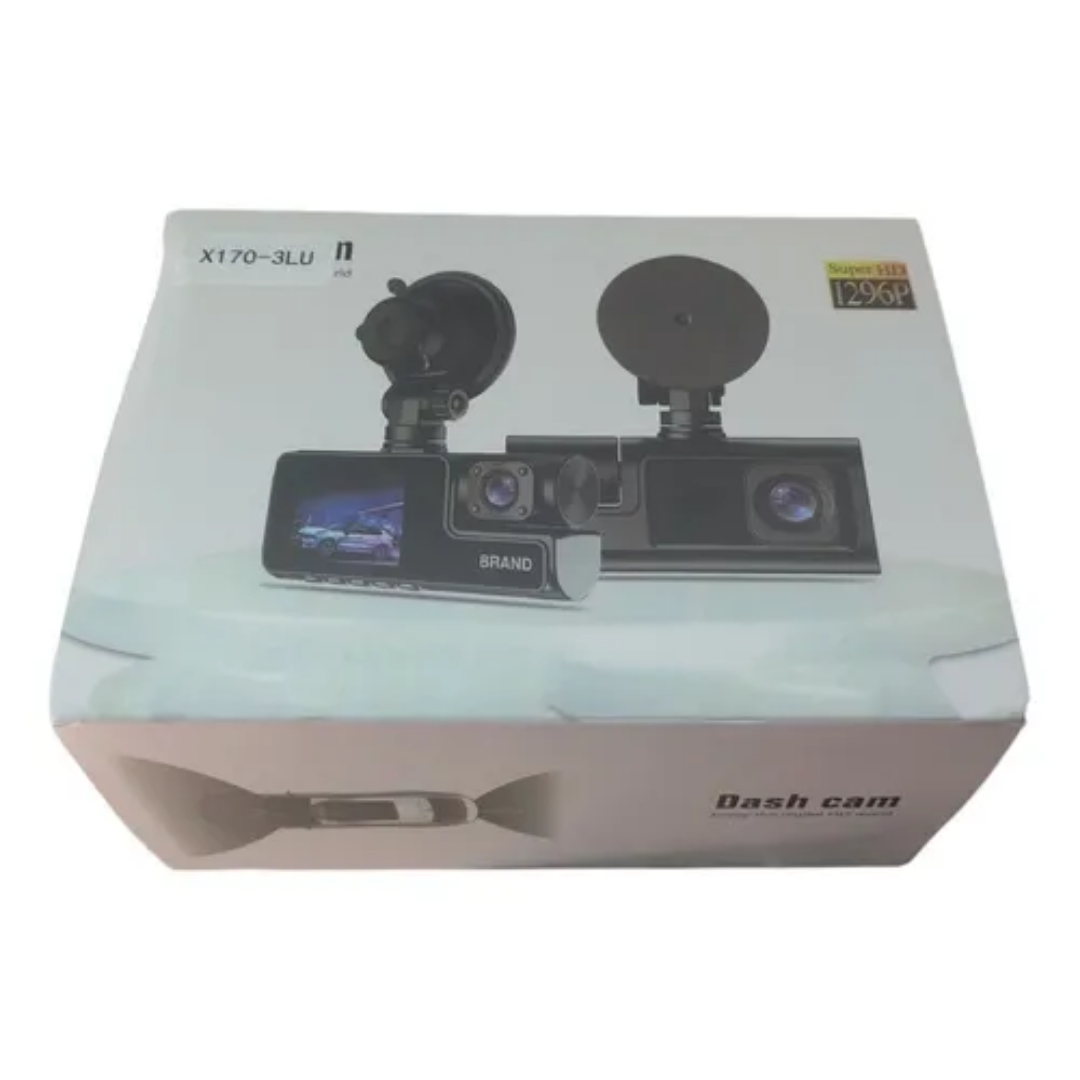 HD Car DashCam – Wide Angle, Night Vision, Loop Recording – Motion Detection – 2.4" LCD