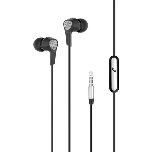 FASTER F15 Universal Music Earphones with Mic – Wired Stereo Sound