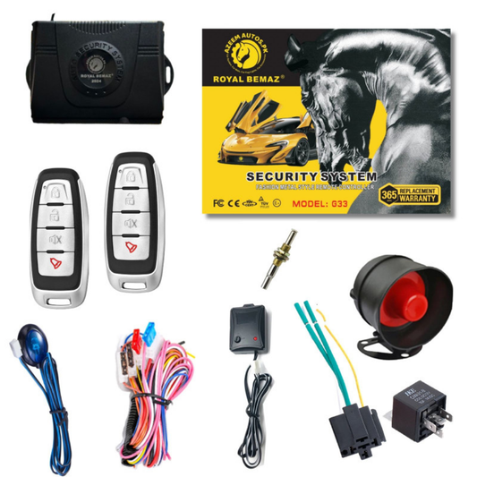 Universal Royal Bemaz Car Alarm Security System – G33-R12