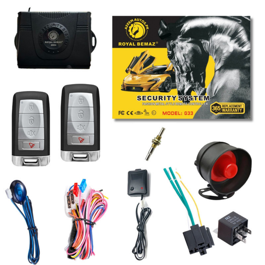 Universal Royal Bemaz Car Alarm Security System – G33-R6