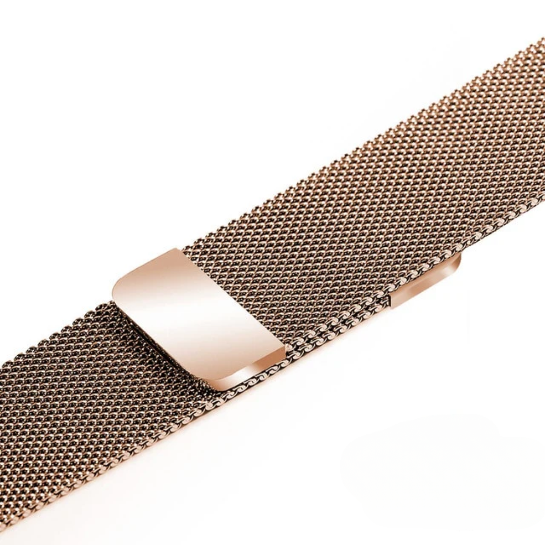 Rose Gold Milanese Stainless Steel Loop Band – Apple Watch (All Models)
