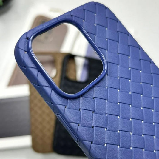 Blue Woven Texture Case for iPhone