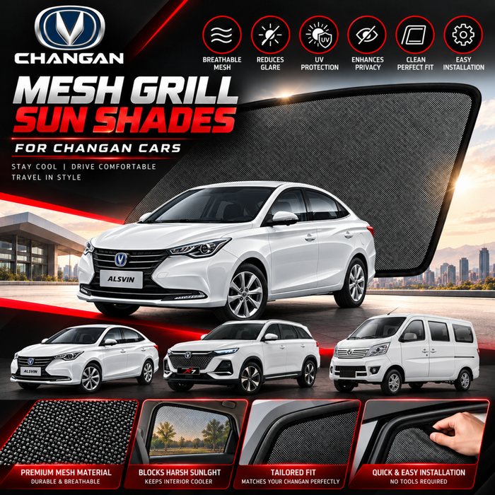 Mesh Grill Sun Shades for All CHANGAN Car Models (Customized)